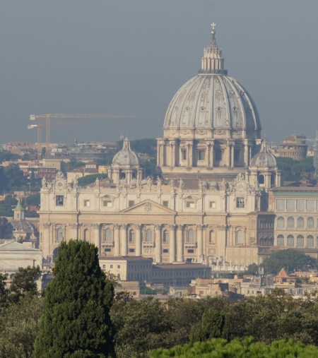 Der Vatikan: Inbegriff der Verschwiegenheit (Foto: Petersdom, C. Koss, 1.10.2016)